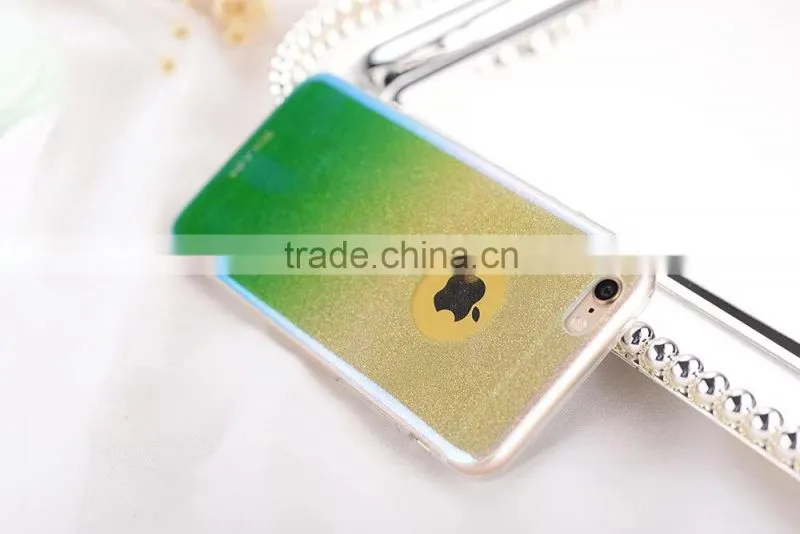 Gradient Glitter rhinestone Bling Case for iPhone 6Plus Soft TPU Rubber Back Cover for iPhone 6s Plus SLD Star Series MT-5804