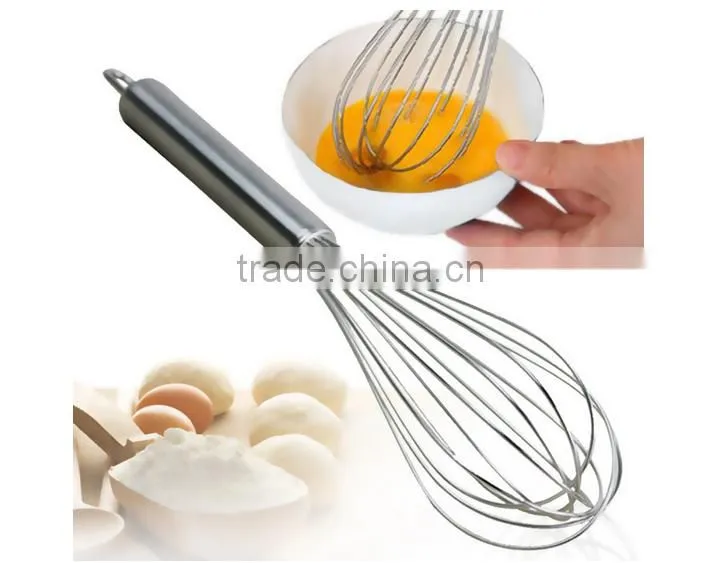 Hot sale food grade FDA and LFGB stainless whisk set kitchen products