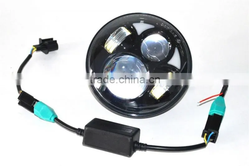 New arrival and Smart design 50w 5.75 led headlight for harley motorcycle