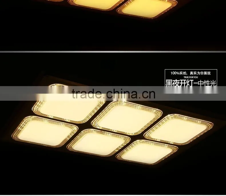 Aluminum alloy frame lighting China led ceiling acrylic ceiling lamp