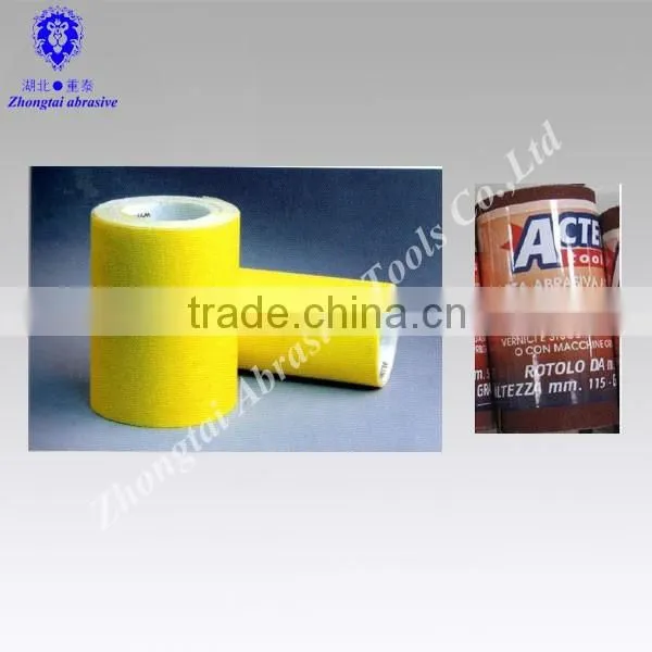 wet and dry waterproof abrasive paper roll 115mm*50m P120