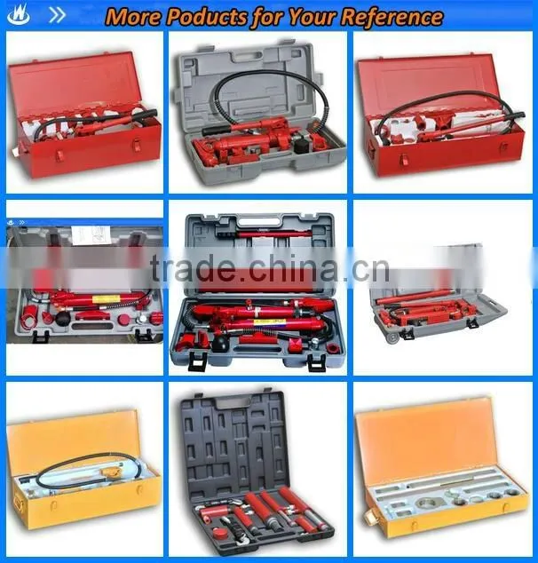 Cheap Price 10Ton Hydraulic Porta Power Auto Repair Kit with Plastic Case wheels