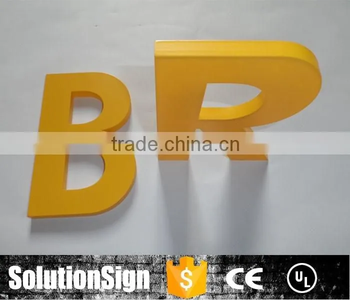 Top craft clear painted crystal acrylic letter sign