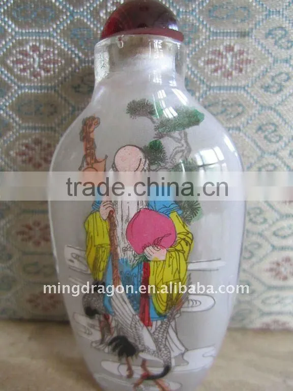 Chinese Traditional snuff box c/w Picture