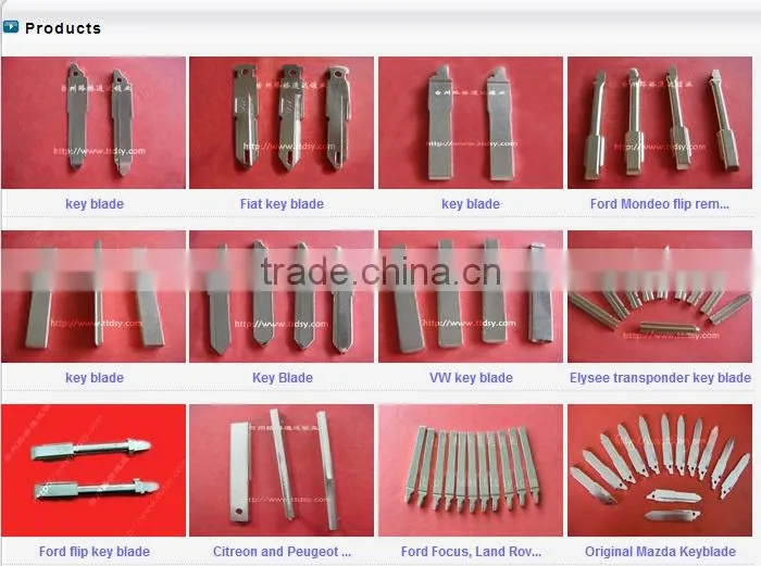 TD Top Elysee quality for key blade for SX9,