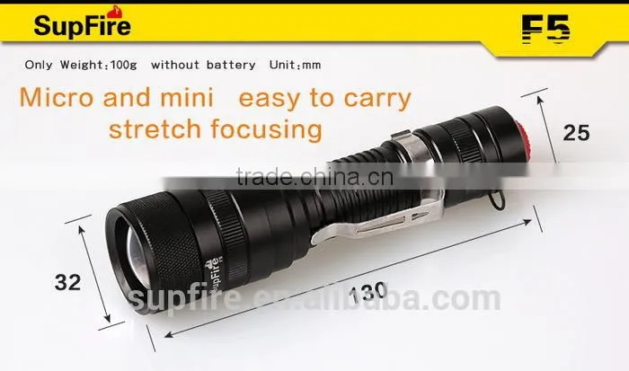 long range self defence weapon aluminum alloy flash light