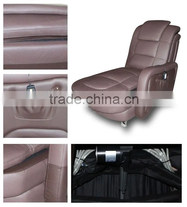 comfort luxury leather electric recliner sofa bed