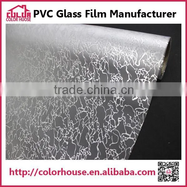 Eco-friendly decorative glass film self adhesive furniture film