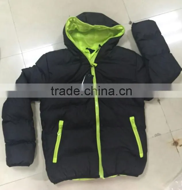 Winter men's jacket with hoody