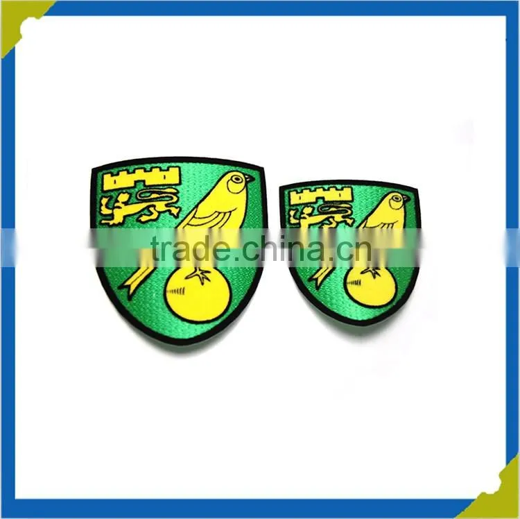 China manufacturer fashion wholesale customized football 3d flock patch