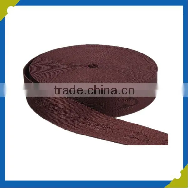 Customized 20MM colorful 100%polyester webbing strap for seat belt furniture