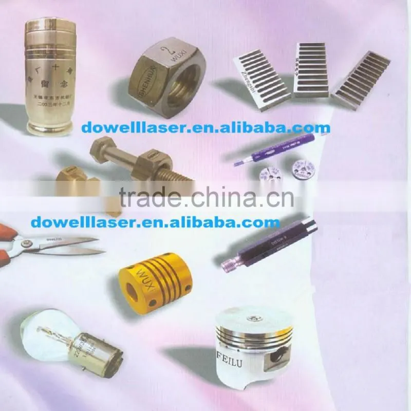 Jinan Dowell fiber laser marking machine/metal non-metal marking hot sale promotion