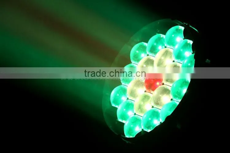 19pcsx12.8W RGBW 4in1 LED Moving Head Zoom Light