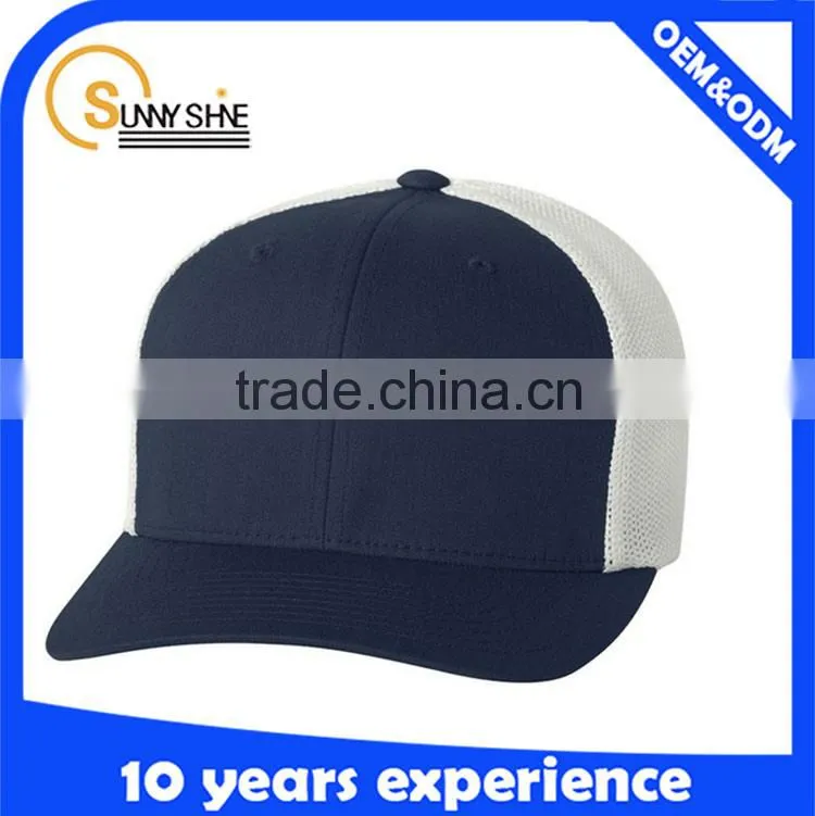 flat brim trucker cap flexfit blank