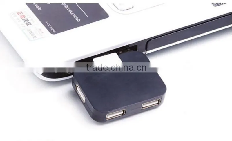 Wholesale mini 4 port 2.0 hub computer mouse usb hub