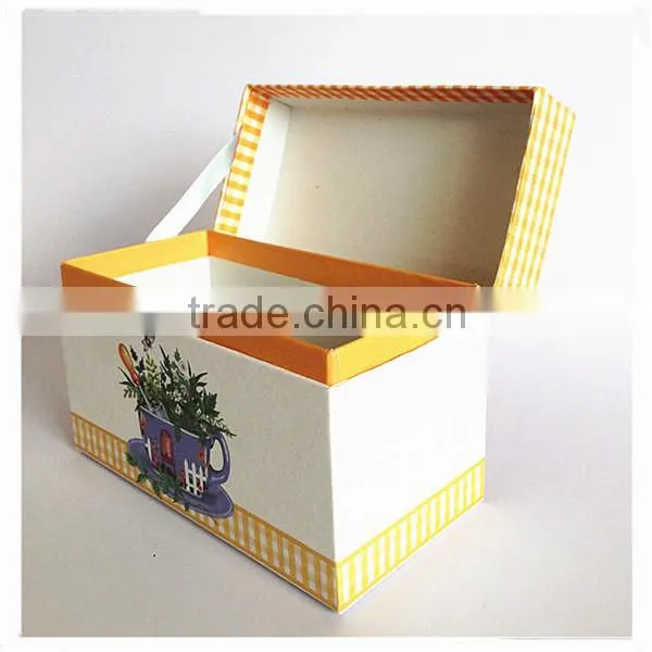 various customized antique cardboard recipe box with index card