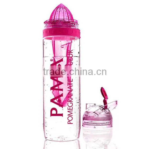 2015 upgraded FDA certified 680ml/22oz TRITAN water bottle with ice stick