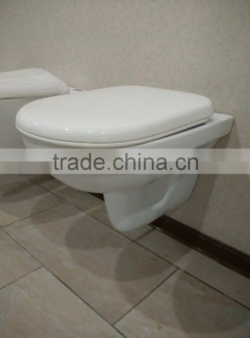Made in china ceramic with wall-hung toilet bwol