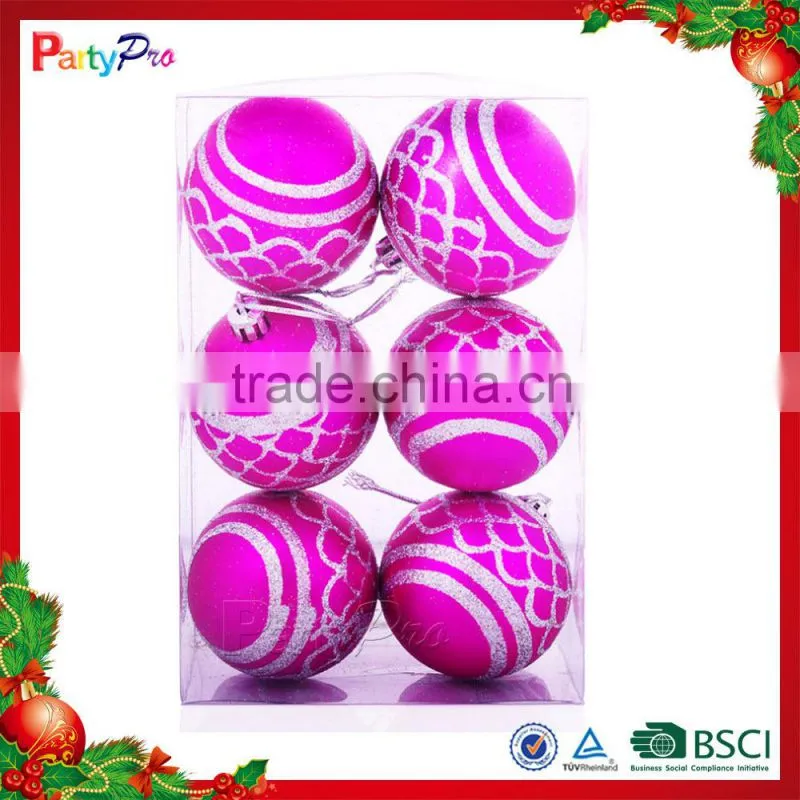 2015 Hot Sale Popular New Product Small Colorful Christmas Tree Hanging Ball