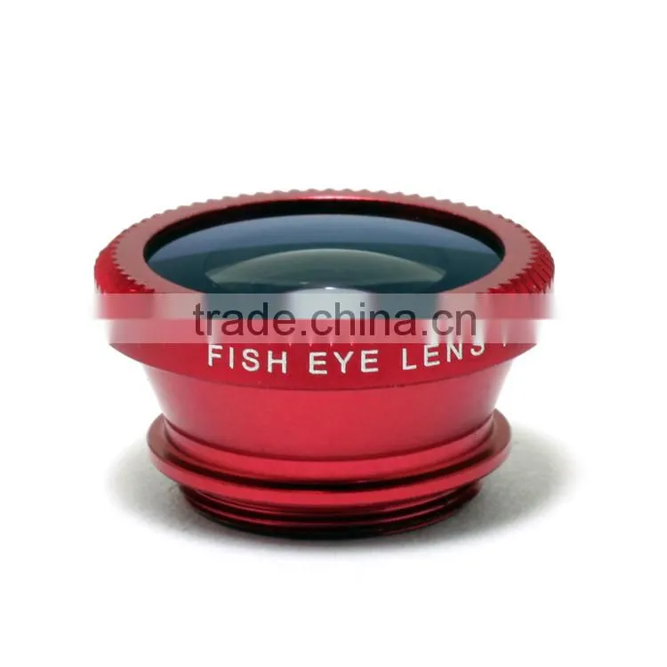 Hot Universal Clip Camera 3 in 1 Mobile Phone Lens Fish Eye + Macro + Wide Angle for iphone 6 5 5s Samsung s5 and all Cell Phone