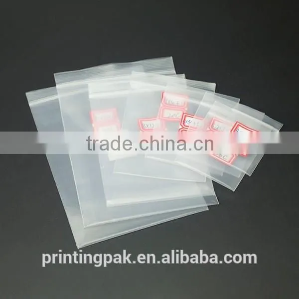 Accept custom order and clothing net colored feature zip lock bag