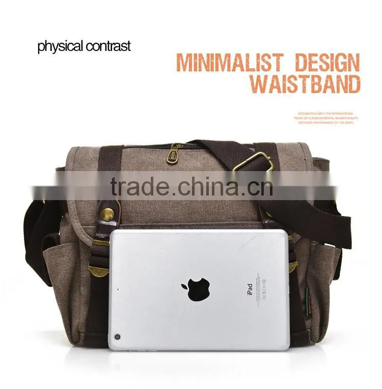 durable canvas messenger bag shoulder bag single shoulder bags