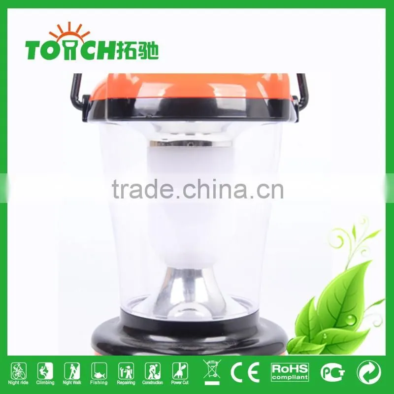 Solar Energy Lantern Outdoor Lamps 4*AAA Dry Battery CFL Light Hiking Torch Emergency Lights