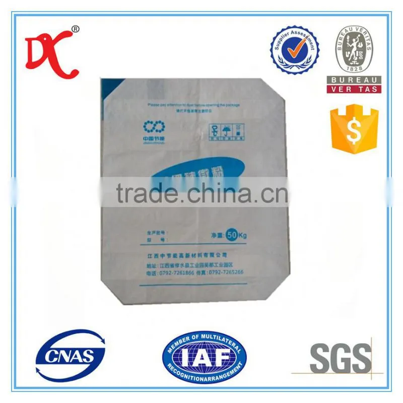 Powder chemical product Valve kraft paper bag 25kg