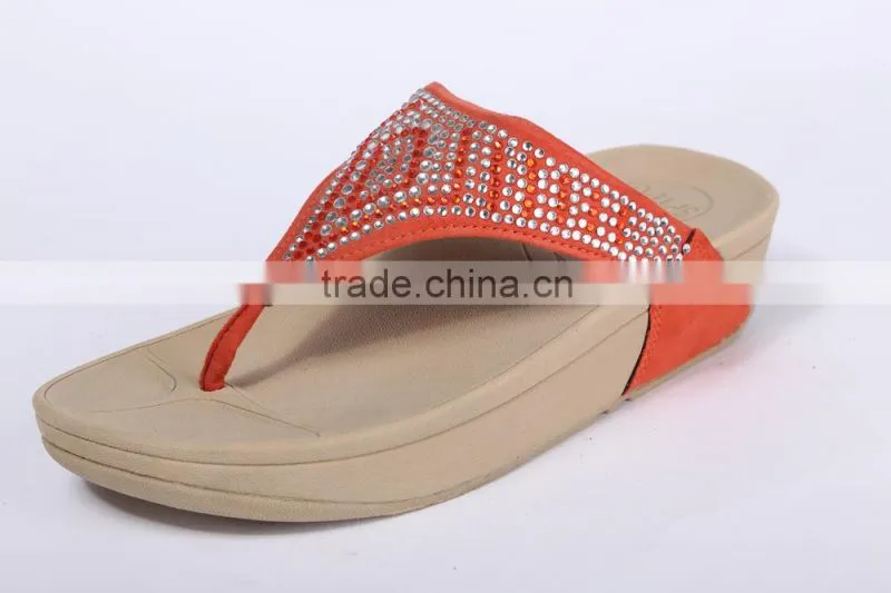 wedge heel flip flop sandal