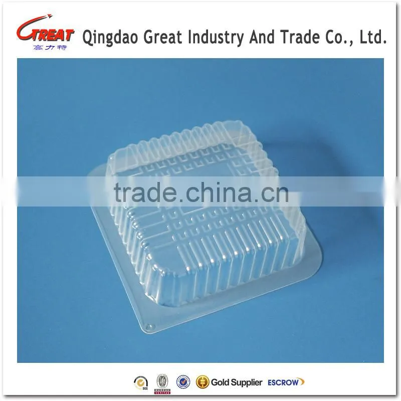 PP White Material Plastic Food Tray