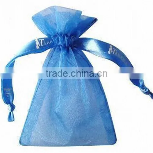 Drawstring Organza Candy Pouch For Gifts