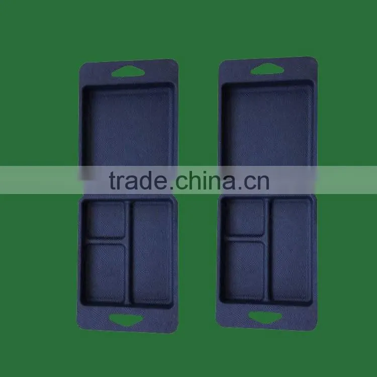 Custom Environmental friendly A4 paper pulp material smooth biodegradable craft tool boxes