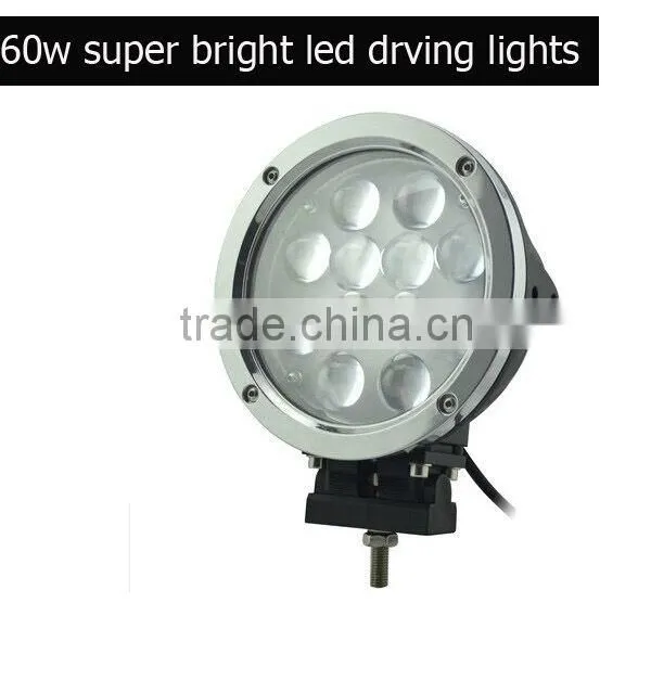 Led Headlight 12v Led Work Light Waterproof Driving Light 60W Cre-e Spot Lights Led For Car Off Road UTE 4WD JEE-P ATV CA SUV