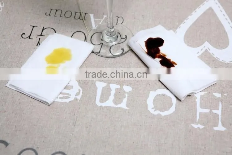 waterproof dining table cloth ,table cloths factory ,table cover ,dining table