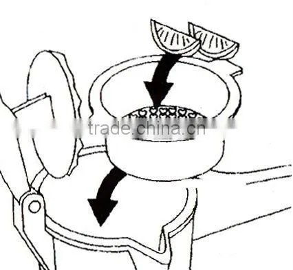 2015 NEW FASHION NICE PLASTIC ABS MANUAL JUICER