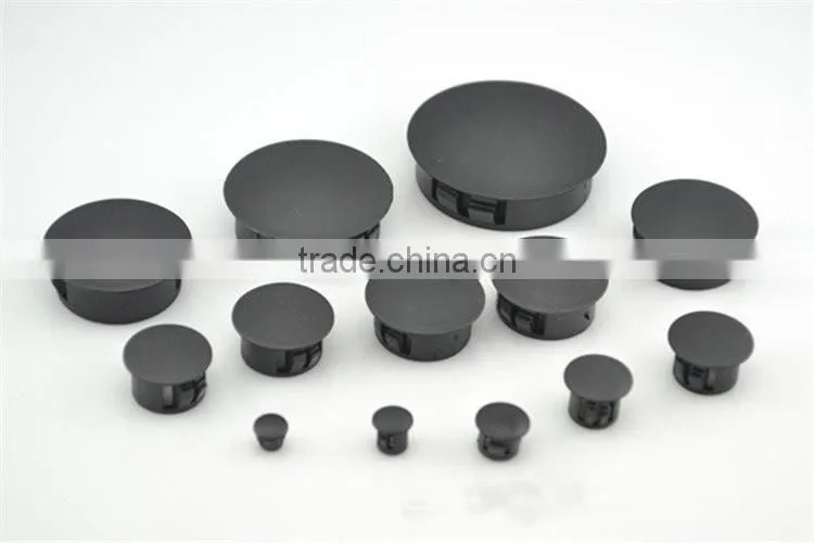 Black Rubber Hole Plugs