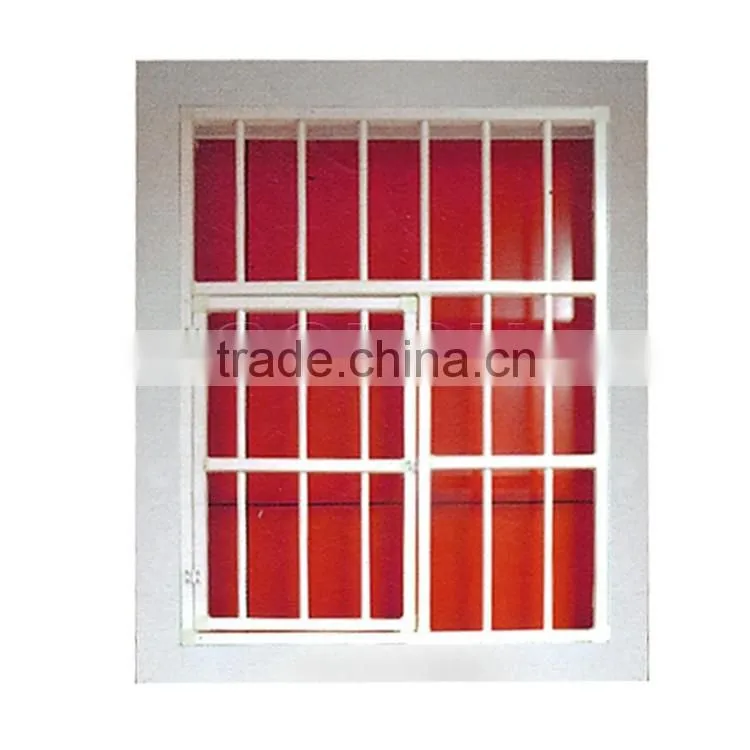 Latest modern simple steel/aluminum/iron window grill design for homes