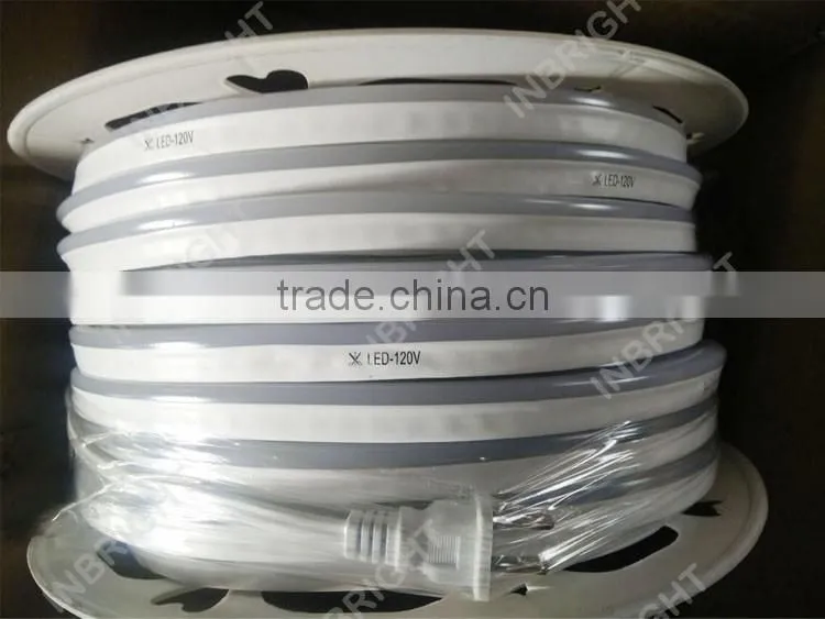 mini 8*15mm led ultra thin neon flex rope light warm white