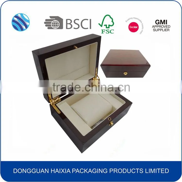 Wholesale Matt Lamination Wood Watch Storage Box