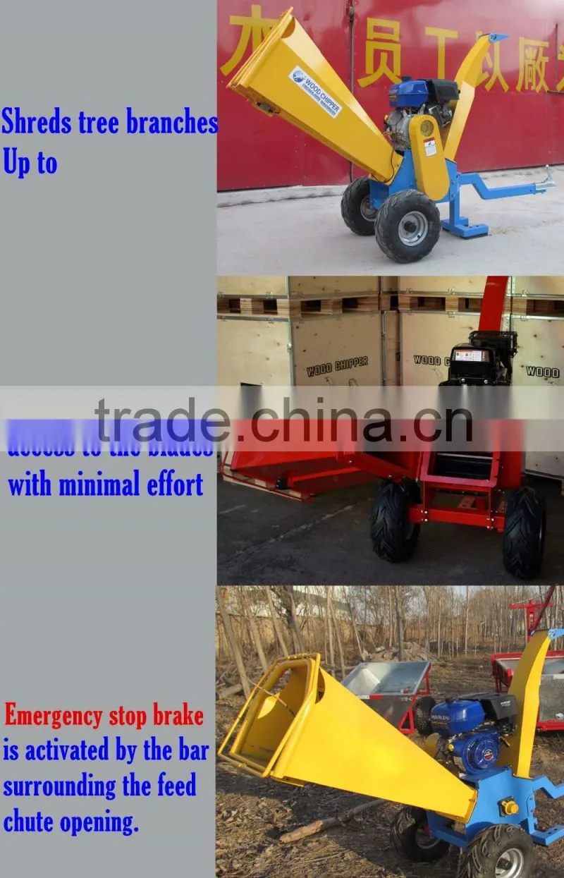 ATV Towable wood chipping machine