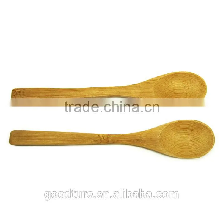 Flatware Well Polished Soup Coffee Spoon Bamboo Spoon