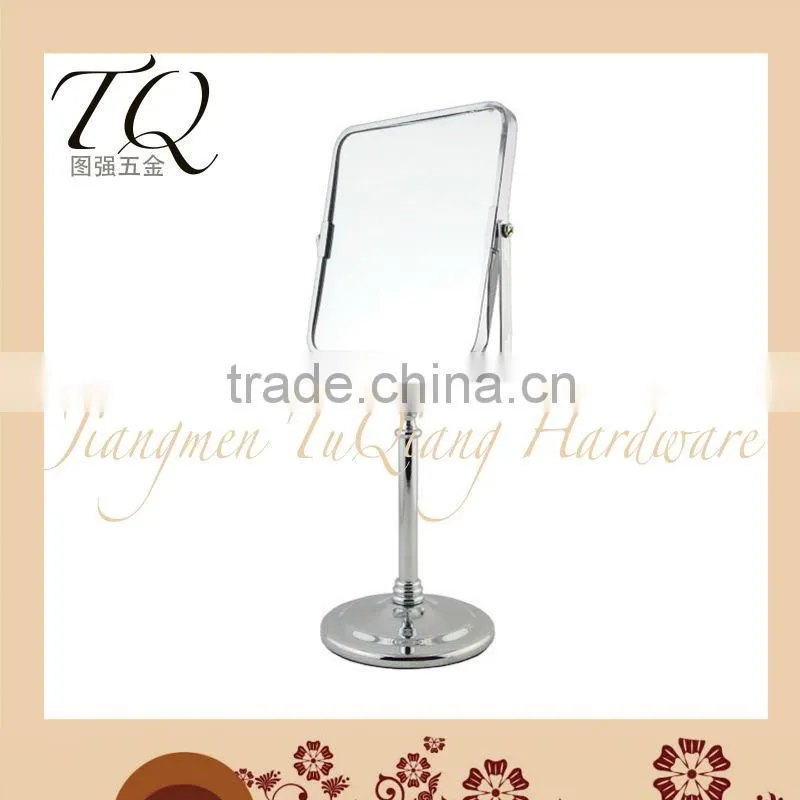 Chrome Metal Table Style Square parabolic mirror