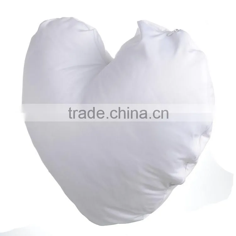 New design sublimation heart shape pillow cover for lover