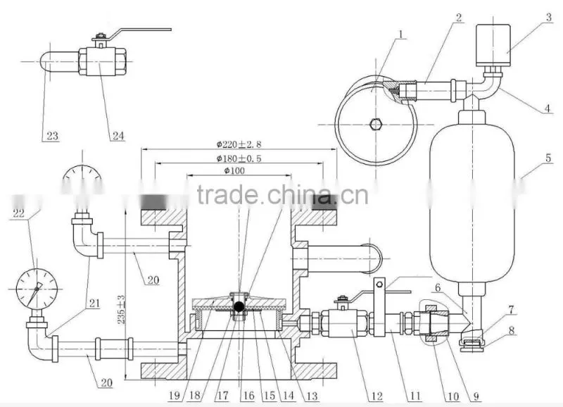 water alarm valve aralrm check valve of good quality