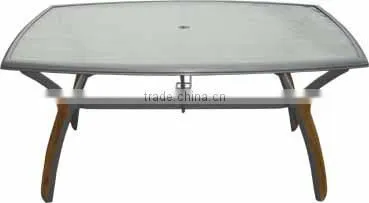 outdoor furniture tempered glass table