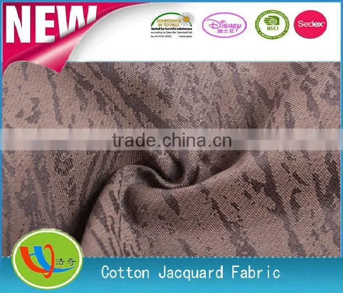 100 cotton fabric textile yarn-dyed cotton jacquard fabric
