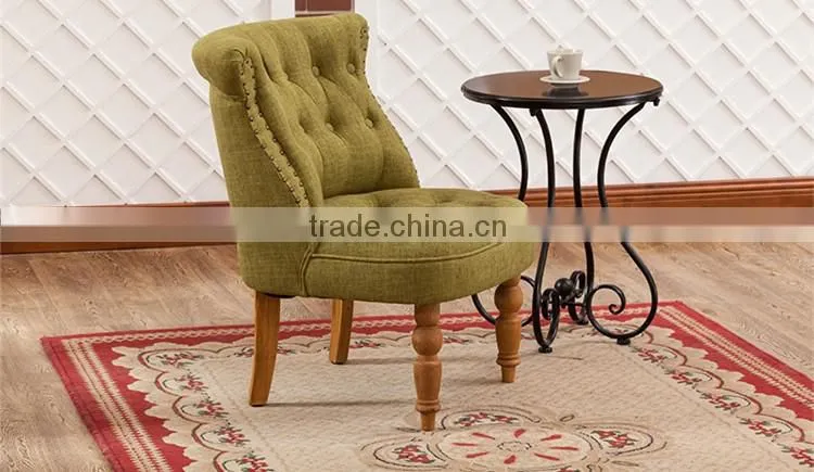 Luxury fabric fashionable comfortable sofa chair Y464