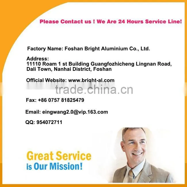 Aluminium/Aluminium Alloy 6000 Series Extruding Anodized Profile