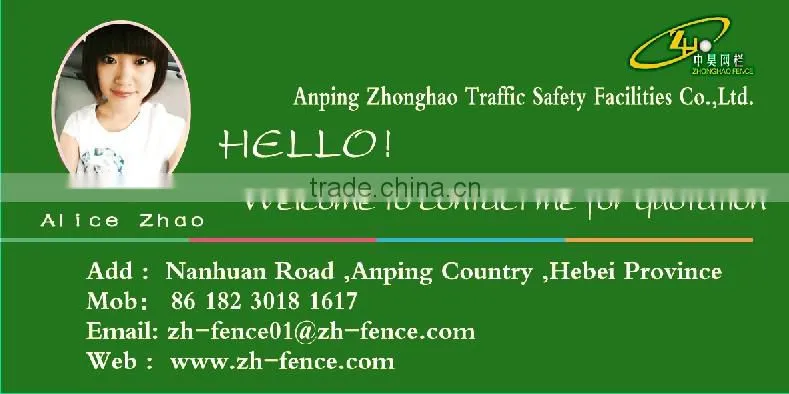 Powder Coated Eco-friendly galvanized iron razor fence wire