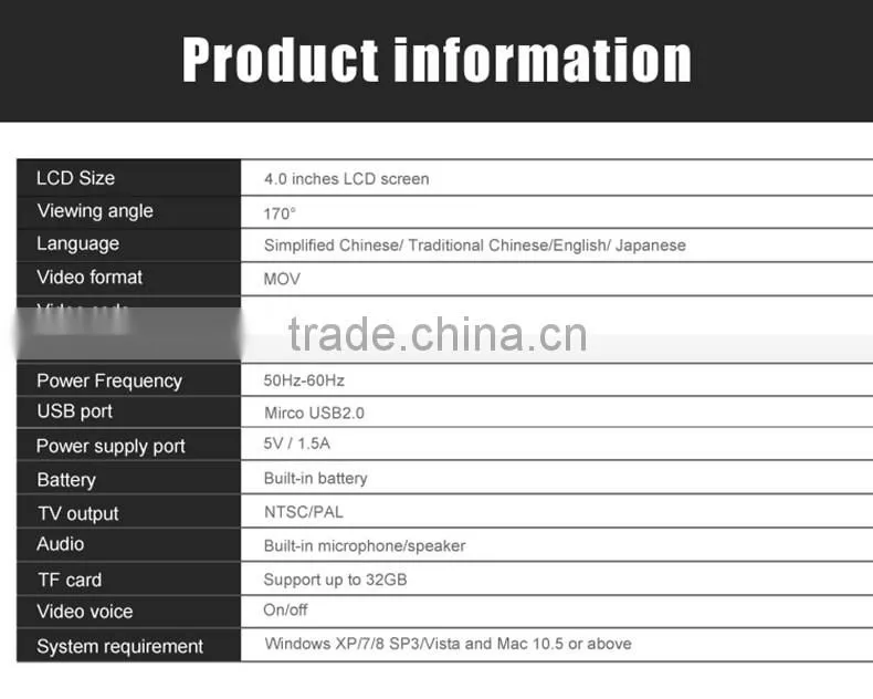 hd1080p high definition car dvr, 4.0 inch g-sensor motion detection driving recorder GT1000